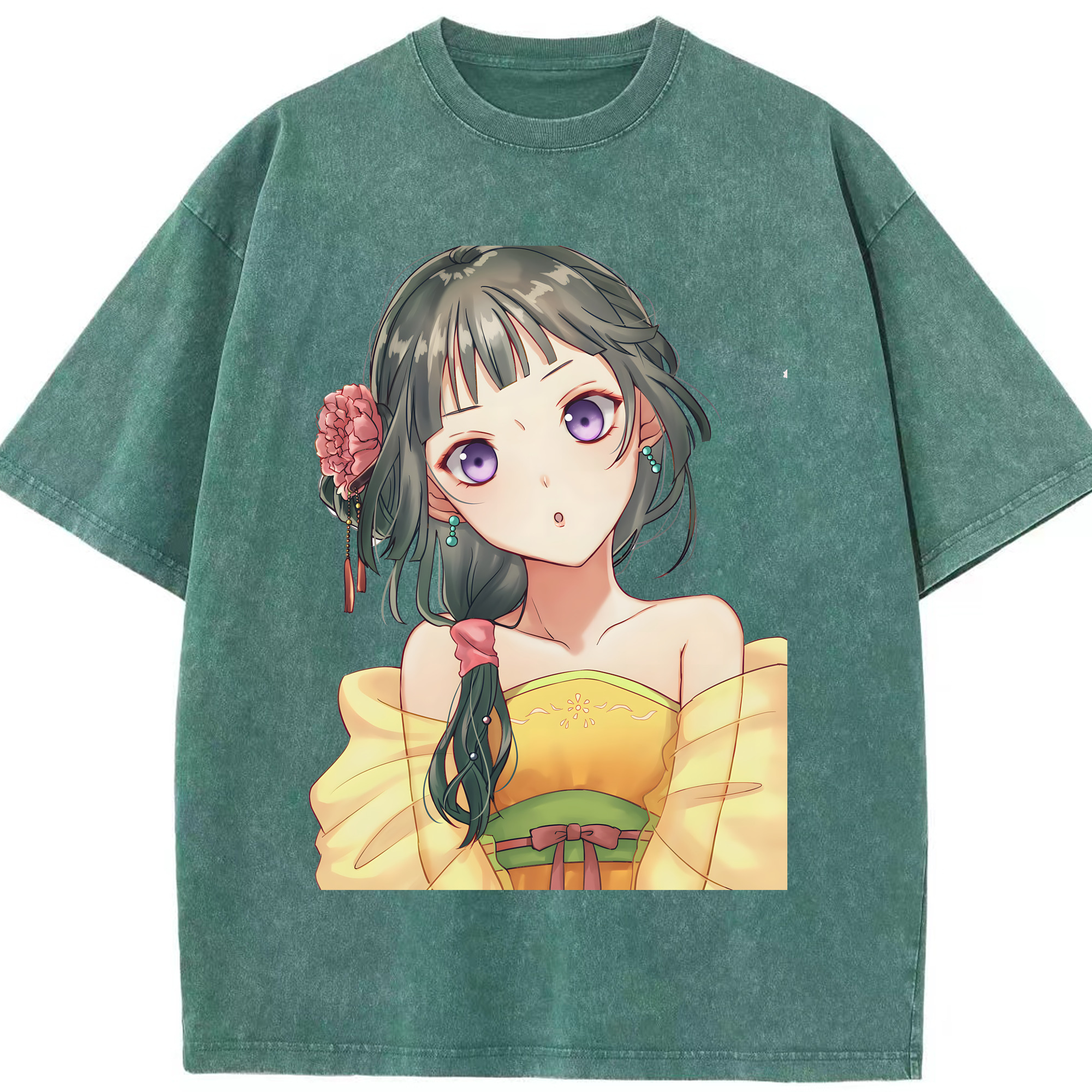 （画像用） 薬屋のひとりごと The Apothecary Diaries 綿100% ヴィンテージ風 半袖Tシャツ（フロントプリント）